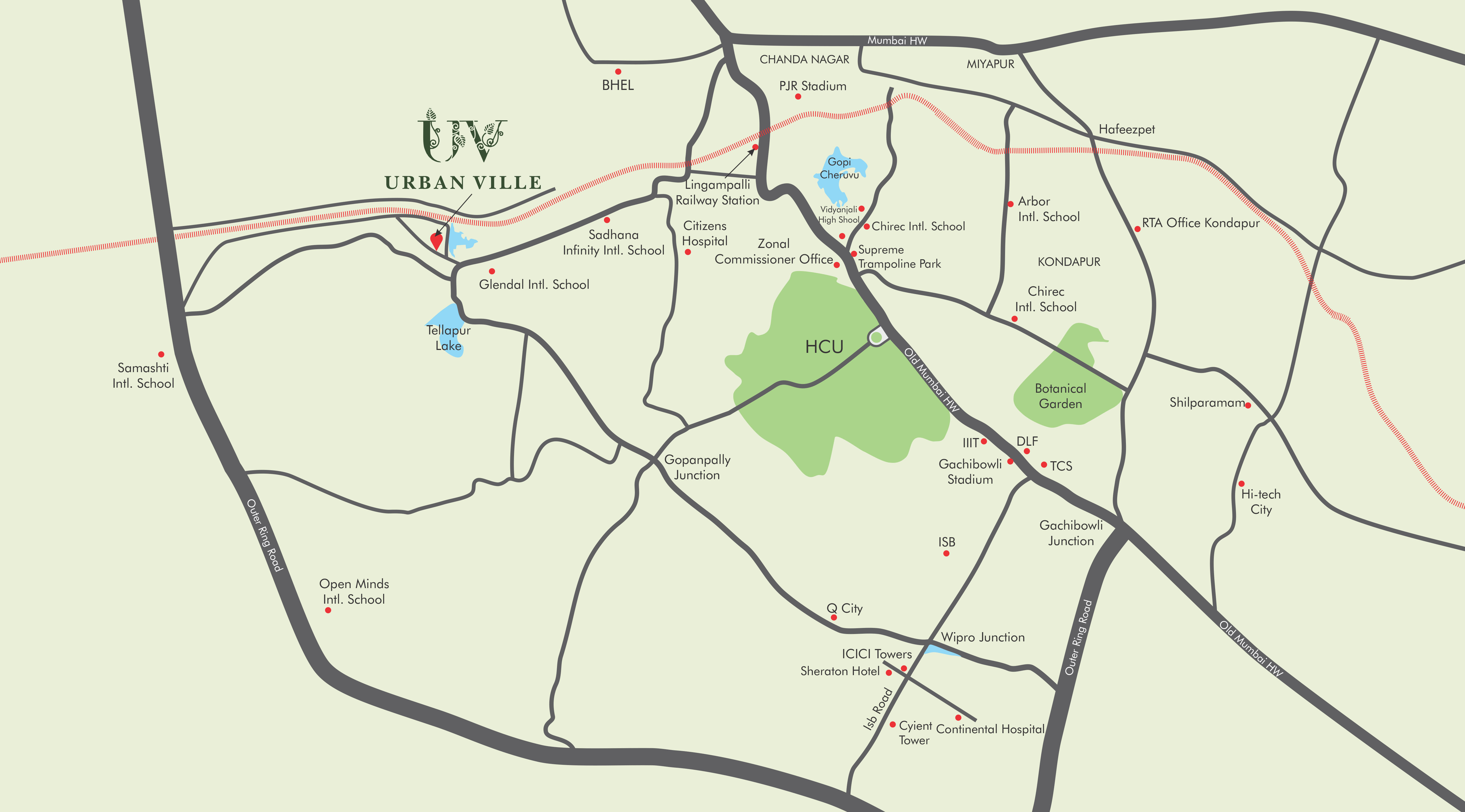 urban ville location
